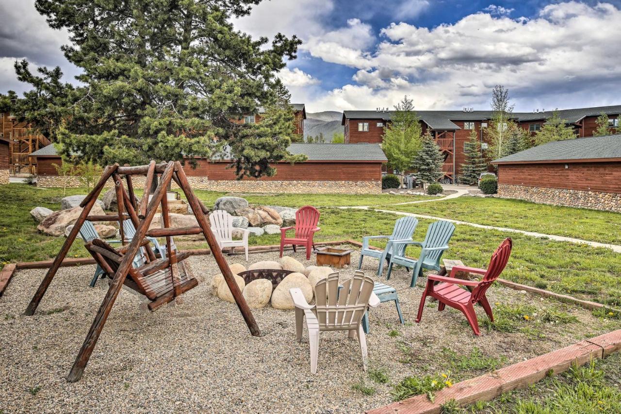 Mountain-View Condo With Deck Walk To Grand Lake Exterior photo